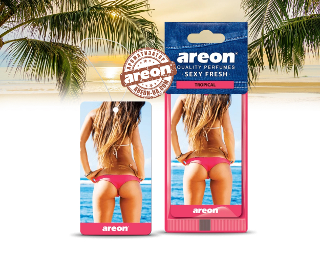 Ароматизатор воздуха Areon Sexy Fresh Tropical ASF06