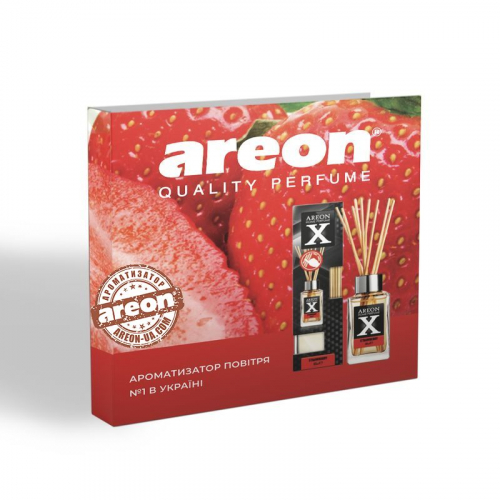 Тестер Ароматизатор Areon X аромат - Strawberry PR23