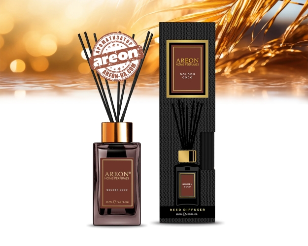 Аромадиффузор Areon Home Perfumes Premium Golden Coco 85мл PSL11
