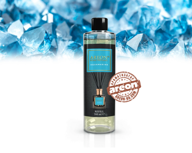 Наполнитель для аромадиффузора Areon Home Perfumess Refill Premium Aquamarine 260мл CVE07