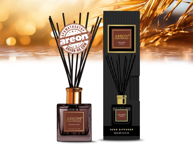 Аромадиффузор Areon Home Perfumes Premium Golden Coco 150мл PSB11