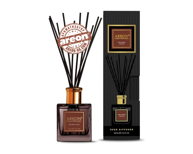 Аромадиффузор Areon Home Perfumes Premium Golden Coco 150мл PSB11
