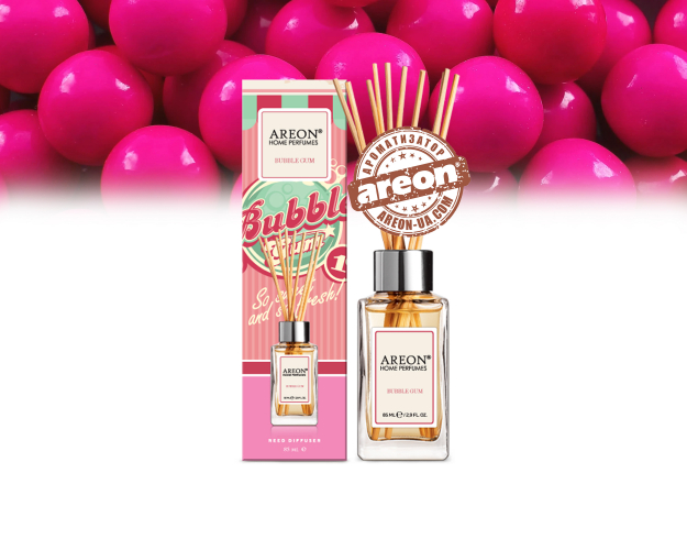 Аромадифузор Areon Home Perfume Bubble Gum 85мл PS15