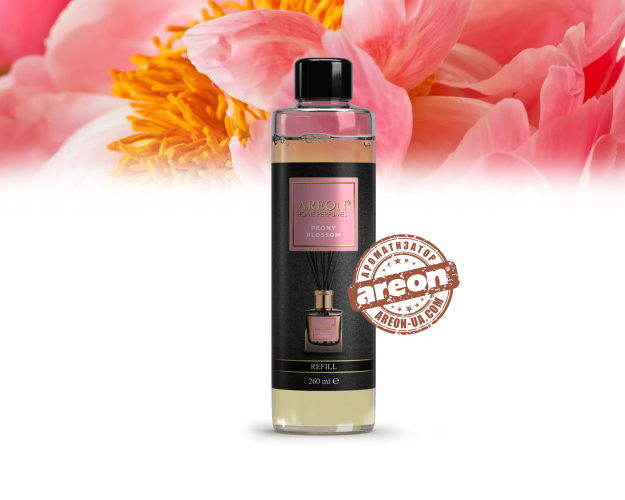 Наполнитель для аромадиффузора Areon Home Perfumess Refill Premium Peony Blossom 260мл CVE11