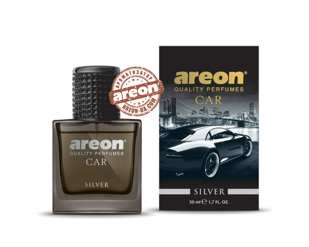 Ароматизатор повітря Areon Car Perfume Glass Silver 50мл MCP05