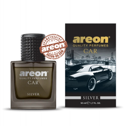 Ароматизатор воздуха Areon Car Perfumes Glass Silver 50мл