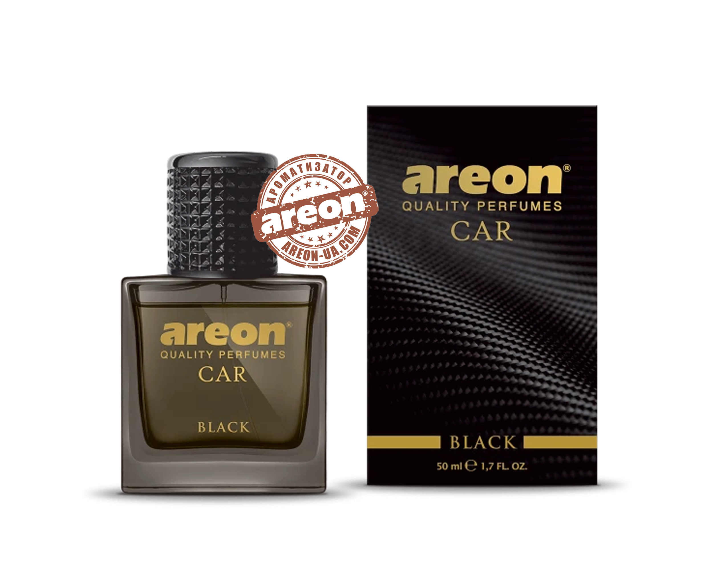 Areon Car Perfume Black - Désodorisant pour voiture
