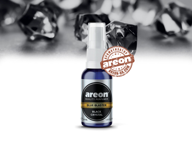 Ароматизатор воздуха Areon Perfumes Blue Blaster 30ml Black Crystal PB01