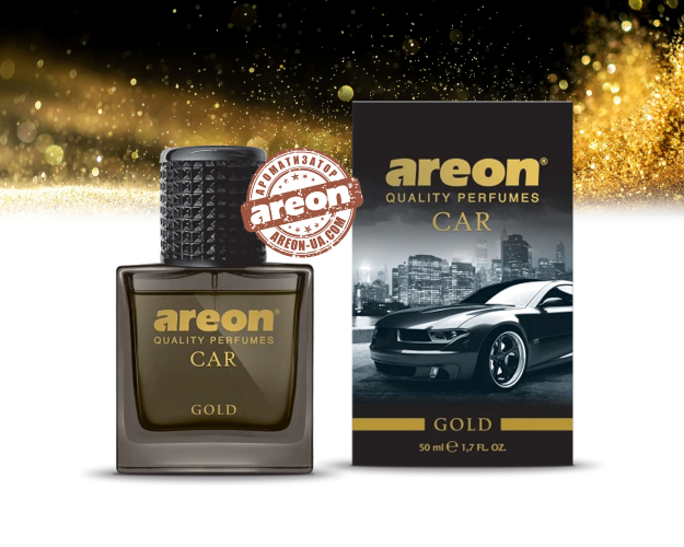 Ароматизатор повітря Areon Car Perfume 50ml Glass Gold
