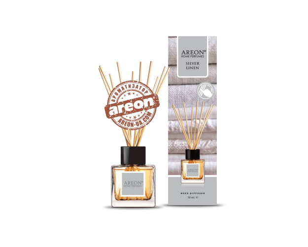 Аромадифузор Areon Home Perfume Silver Linen 50мл HP12