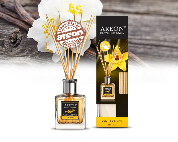 Аромадифузор Areon Home Perfume LUX Vanilla Black 150мл HPS10