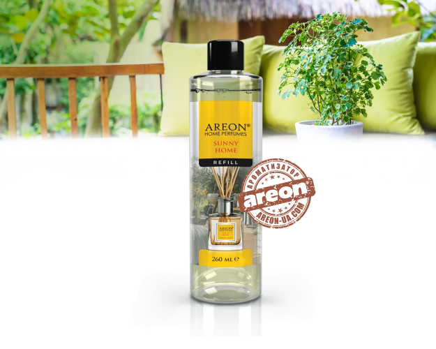 Наполнитель для аромадиффузора Areon Home Perfumess Refill Classic Sunny home 260мл RDR01
