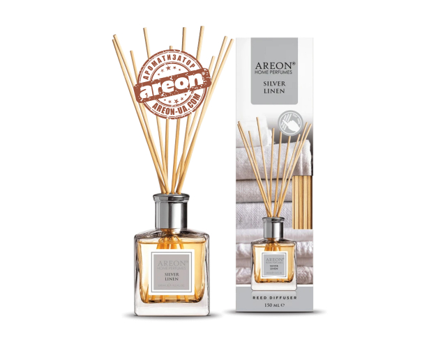 Аромадифузор Areon Home Perfume Silver Linen 150мл HPS12