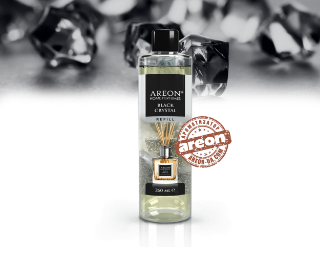 Наполнитель для аромадиффузора Areon Home Perfumess Refill Classic Black Crystal 260мл RDR03