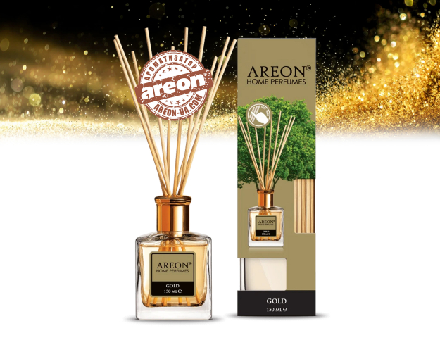 Аромадифузор Areon Home Perfume LUX Gold 150мл HPL01