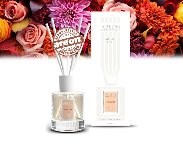 Аромадиффузор Areon Home Perfumes Moon Line Bouquet 120мл HPML02 
