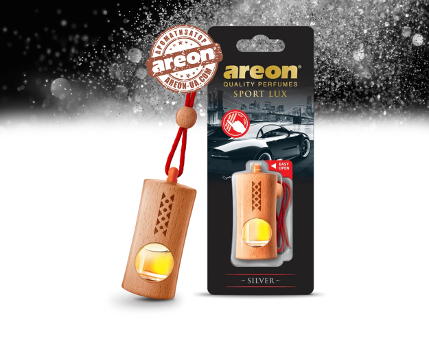 Ароматизатор воздуха Areon Fresco Sport LUX Silver FGL02