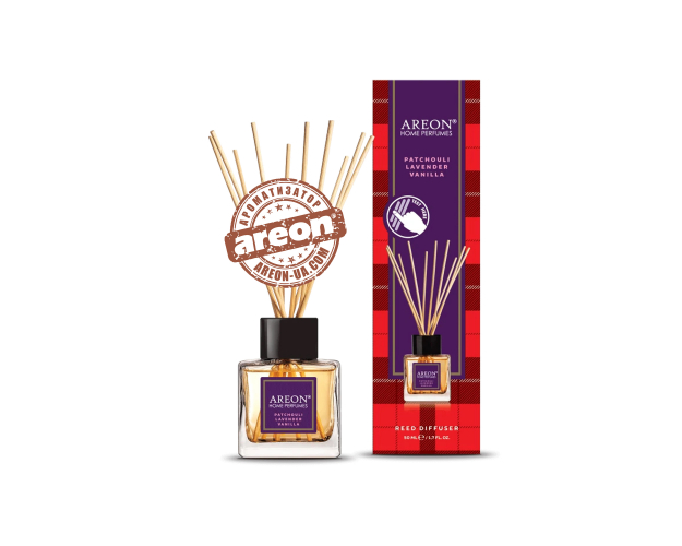 Аромадиффузор Areon Home Perfumes Tartan Patchouli Lavender Vanilla 50ml RHP01