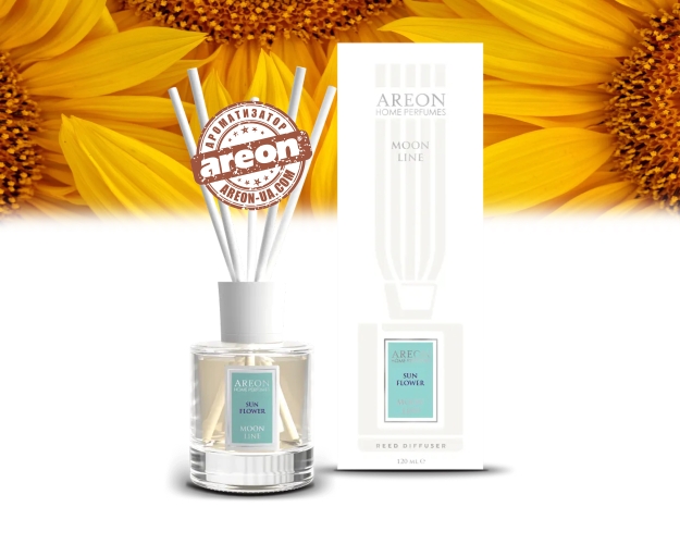 Аромадиффузор Areon Home Perfumes Moon Line Sunflower 120мл HPML01