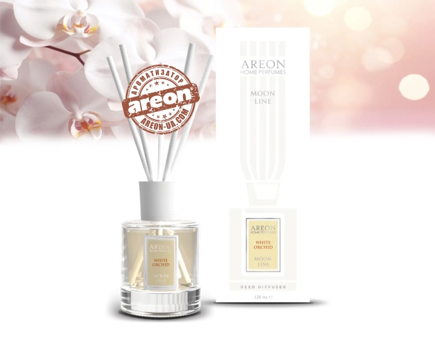 Аромадиффузор Areon Home Perfumes Moon Line White Orchid 120мл HPML06