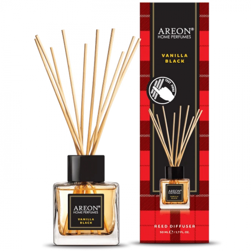 Аромадиффузор Areon Home Perfumes Tartan Vanilla Black 50ml RHP02