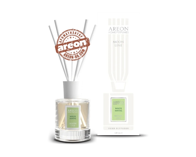 Аромадиффузор Areon Home Perfumes Moon Line White Santal 120мл HPML05