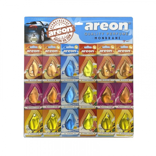 Ароматизатор повітря Areon Monbrane 8ml Планшетка 18шт. 01993 Monbrane 18