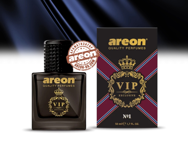Ароматизатор воздуха Areon Car Perfumes VIP Legend 50ml Черный VIPB03
