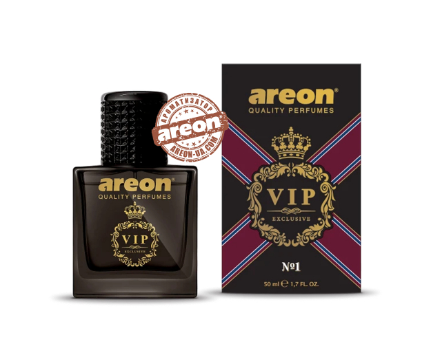 Ароматизатор воздуха Areon Car Perfumes VIP Legend 50ml Черный VIPB03