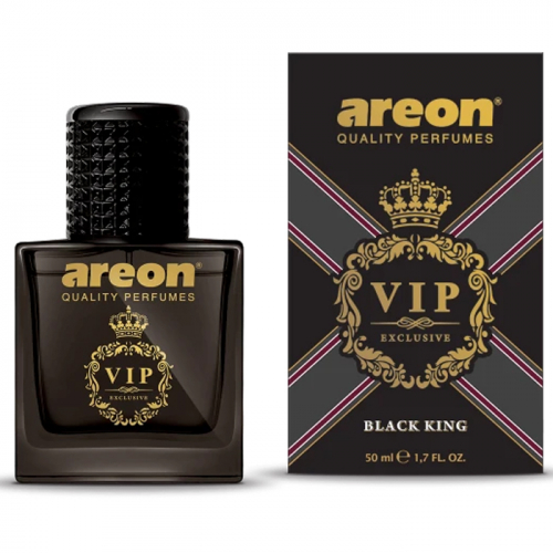 Ароматизатор повітря Areon Car Perfume VIP Black King 50ml Чорний VIPB02