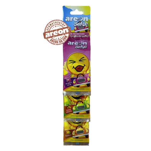 Ароматизатор повітря Areon Smile Планшетка 15шт. 20693-Smile-15