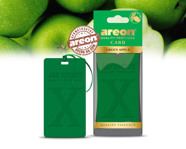 Ароматизатор повітря Areon X Card Green Apple AXC07
