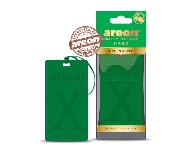 Ароматизатор повітря Areon X Card Green Apple AXC07
