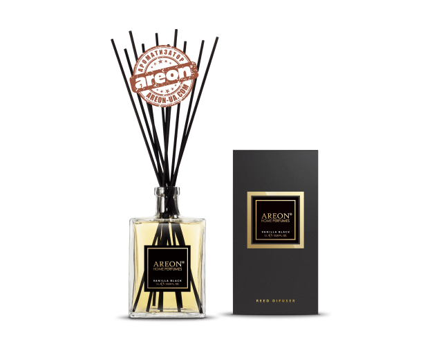 Аромадифузор Areon Home Perfume Big Vanilla Black 1л PSO03