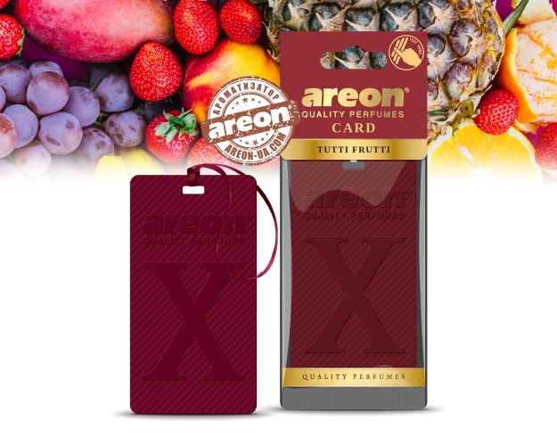 Ароматизатор воздуха Areon X Card Tutti Frutti AXC10