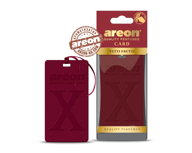 Ароматизатор воздуха Areon X Card Tutti Frutti AXC10