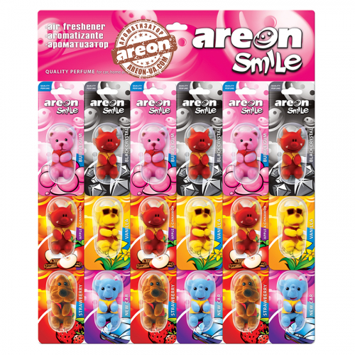 Ароматизатор повітря Areon Smile Toys Планшетка 18шт. PANASB