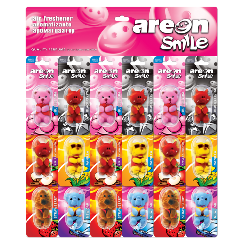 Ароматизатор воздуха Areon Smile Toys Планшетка 18шт. PANASB