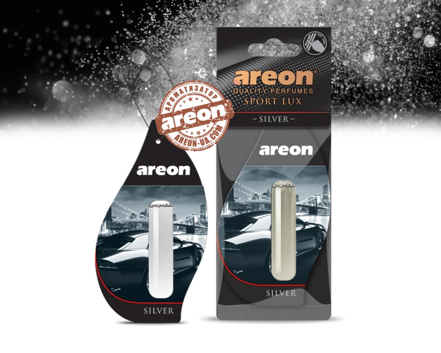 Ароматизатор повітря Areon Lux Sport Liquid 5 ml Silver LX02