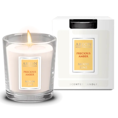 Ароматическая свеча Areon Home Perfumes Moon Line Precious Amber CML04