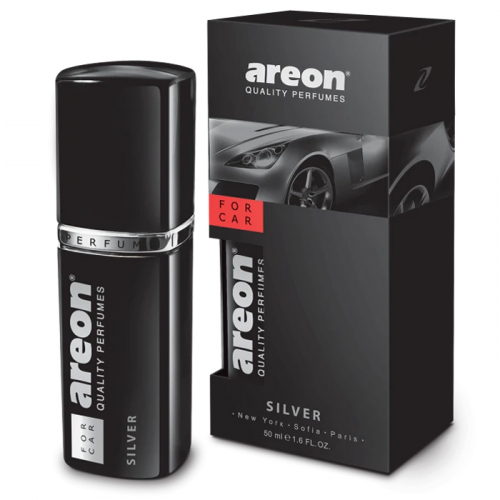 Ароматизатор воздуха Areon Car Perfumes Black Silver 50мл AP01