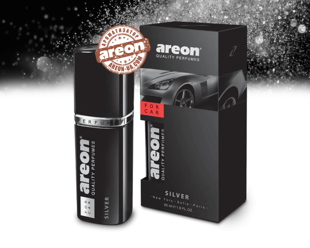 Ароматизатор воздуха Areon Car Perfumes Black Silver 50мл AP01