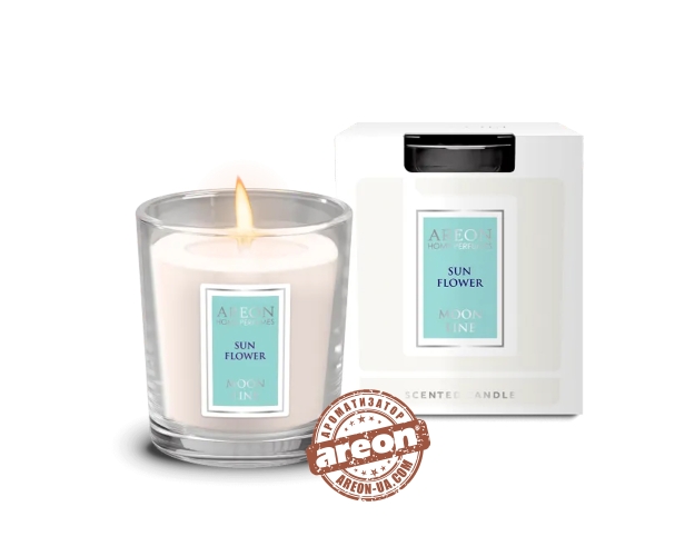 Ароматическая свеча Areon Home Perfumes Moon Line Sunflower CML01