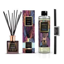 Набор ароматизаторов для дома большой Areon Home Perfumes Exclusive Precious Leather 150+260мл
