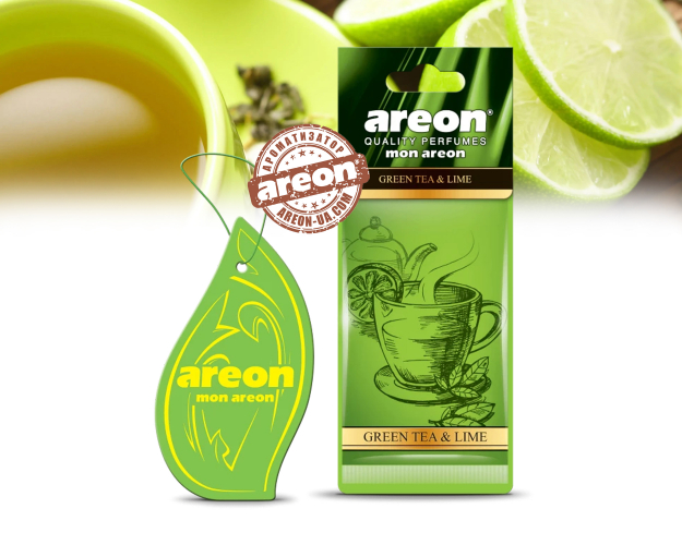 Ароматизатор повітря Areon Mon Green Tea & Lime MA36