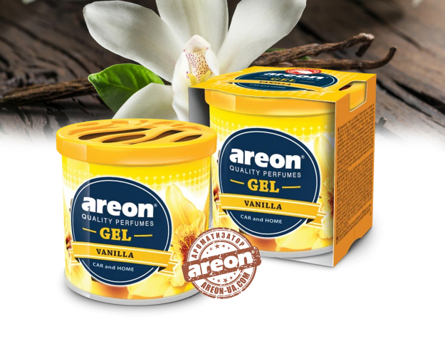 Ароматизатор повітря Areon Gel Can Vanilla