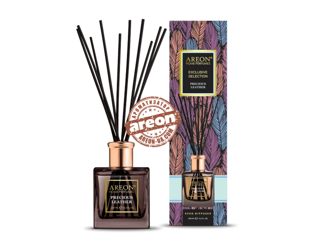 Аромадифузор Areon Home Perfume Exclusive Precious Leather 150мл HPE02