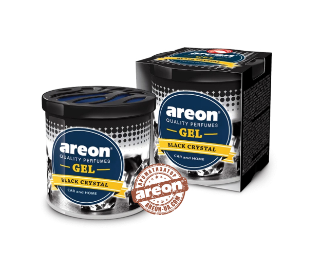 Ароматизатор воздуха Areon Gel Can Black Crystal GWP12