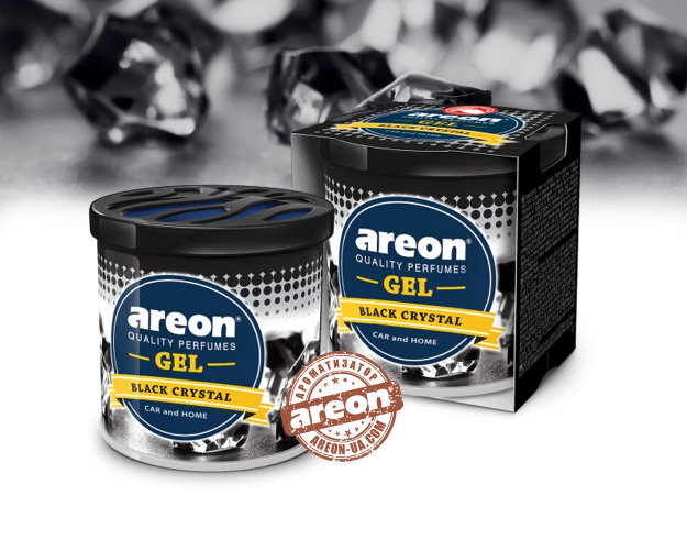 Ароматизатор воздуха Areon Gel Can Black Crystal GWP12