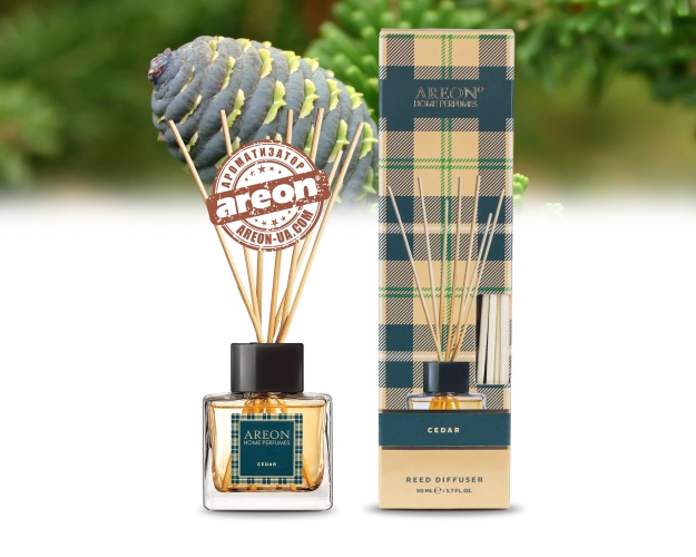Аромадиффузор Areon Home Perfumes Tartan Cedar 50ml RHT06